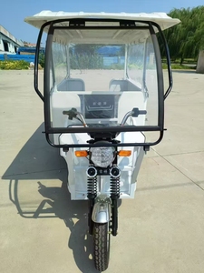 Tuk-Tuk 1,6 m directement de l'usine avec moteur 1500 W, véhicule à trois roues, capacité de transport de passagers avec pare-brise et protection contre la pluie - Product Image 2