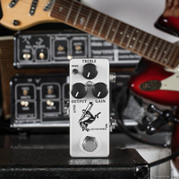 Silver Horse Mini Klon Centaur Overdrive Pédale d'effet de guitare True Bypass Accessoire en aluminium pour guitare basse