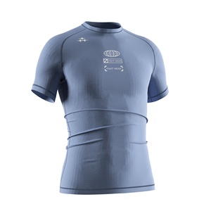 Rashguard MMA haute performance pour homme, respirant, séchage rapide, mélange de nylon, manches raglan pour l'entraînement de grappling - Product Image 5