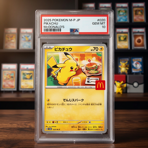 2025 POKEMON JPN M-P PROMO MCDONALD'S # 020 PIKACHU PSA 10 - Product Image 2
