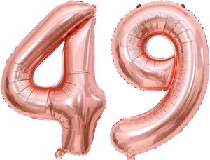 ลูกโป่งฟอยล์รูปตัวเลขขนาด 32 นิ้ว สำหรับตกแต่งงานฉลองวันครบรอบ วันเกิด งานอีเว้นท์ บรรจุภัณฑ์ขายส่งแบบแยกชิ้น - Product Image 3