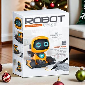 Robot de Seguimiento Guiado por Sensor, Sigue Automáticamente una Línea Negra Sin Control Remoto, un Juguete Robótico Educativo para Niños - Product Image 3