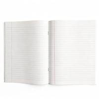 Cuaderno Escolar Personalizado 240x179mm, Cuaderno Rayado con Encuadernación Cosida, Tapa Blanda, Encuadernación con Grapas, Cuaderno de Escritura para Estudiantes, Venta al por Mayor