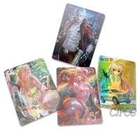 Cartes à collectionner holographiques Bords dorés dorés Acheter des cartes de jeu Impression de jeux de cartes personnalisés