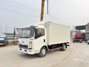 Camionnette utilitaire d'occasion Sinotruk HOWO 4.2m 4x2 avec moteur Weichai pour la livraison logistique urbaine - Product Image 1