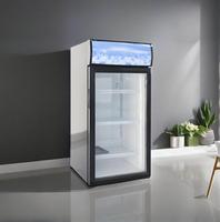 Réfrigérateur de présentation de boissons énergisantes de 120 L avec porte vitrée, mini-réfrigérateur de table, prix d'usine en gros, avec contrôle mécanique de la température