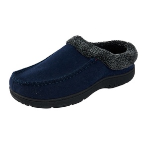Non-Slip Comfortable Men'S Warm Indoor Wool <strong>Felt</strong> Cotton <strong>Slippers</strong> in Winter for Men - Product Image 1