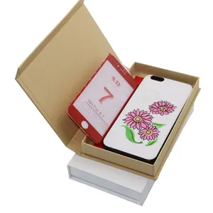 手机配件定制牛皮纸手机壳滑动包装手机壳iPhone盒包装