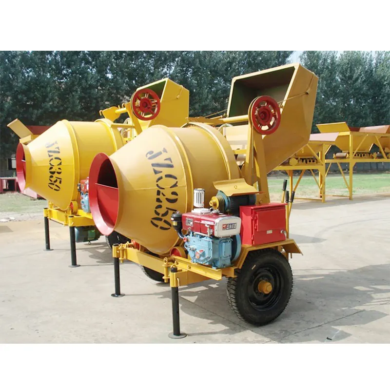 hot sale betonniere 1 bag 500 liter 1000 litre diesel powered cement concrete mixer machine attachment from China factory