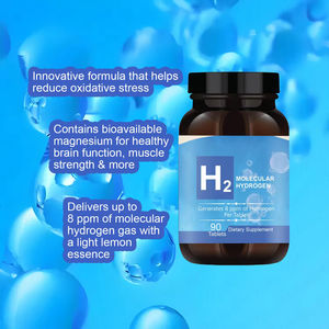 Tabletas de Hidrógeno Molecular H2 al por Mayor OEM, Magnesio Elemental para Proporcionar Energía a Adultos, 90 Cápsulas, 2 Cápsulas Diarias - Product Image 3