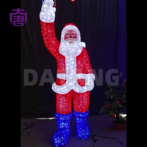 Large Christmas Decoration Outdoor 3d Santa Claus <b>Heat</b> And Cold Resistance Christmas Led Decoration Christmas Lights - Product Image 3