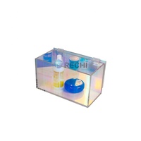 RECHI Publicité anti-poussière grand petit personnalisé en plastique transparent acrylique affichage emballage jouet boîte-cadeau boîte acrylique pour le Christ