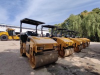 Nouvelle Compacte Compacteuse Vibrante Autoportée à Double Tambour de 1 à 6 Tonnes pour la Construction, Moteur Changchai, Pompe et Moteur Entièrement Intégrés