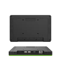 Tablette Android murale 8 pouces avec éclairage RGB, PoE RJ45, écran tactile 5 points, petit kiosque d'affichage numérique pour magasin de détail