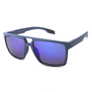 Polarized Sport Sunglasses Lightweight Blue Mirror Lens Outdoor Fishing Cycling Running Golf Glasses - Product Image 1