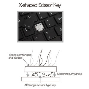 <span class=keywords><strong>Clavier</strong></span> à membrane filaire USB 78 touches certifié MFi pour IPad 5 ou versions ultérieures avec prise - Product Image 5