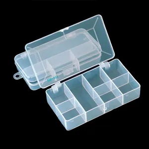 WEIHE Kotak Umpan Pancing Plastik Multifungsi, Kotak Kecil Peralatan Umpan Kail, Kotak Penyimpanan Kompartemen