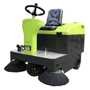 High-efficiency battery-powered new energy road sweeper with brush