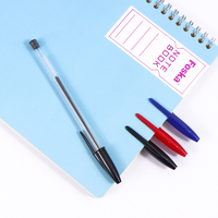 Stylo à bille Foska Classic Simple Smooth Writing, bleu, rouge, noir, pointe moyenne de 1,0 mm, longueur d'écriture de 800 m