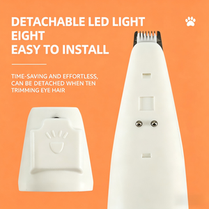 Tondeuse à griffes automatique sans fil rechargeable pour chiens et chats, en céramique ABS, portable, avec lumière LED - Product Image 5