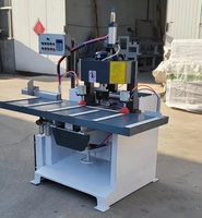 Machine de perçage de trous pour serrures de portes en bois, machine de serrurerie CNC entièrement automatique pour portes en bois massif et meubles