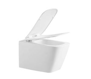 Inodoro Cuadrado Suspendido <span class=keywords><strong>de</strong></span> Pared <span class=keywords><strong>de</strong></span> Hormigón con Sistema <span class=keywords><strong>de</strong></span> Descarga sin Borde, Fácil Limpieza y Ahorro <span class=keywords><strong>de</strong></span> Agua para Baños Modernos - Product Image 4