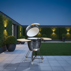 Auplex - Barbacoa de Cerámica para Jardín, Kamado Joe de 21 Pulgadas, Parrilla de Carbón, Ahumador Portátil con Altura Ajustable, <span class=keywords><strong>Asador</strong></span> de Carbón - Product Image 1