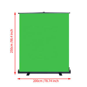 Panel croma plegable <span class=keywords><strong>de</strong></span> pantalla verde para fotografía, telón <span class=keywords><strong>de</strong></span> fondo <span class=keywords><strong>de</strong></span> gran tamaño <span class=keywords><strong>de</strong></span> 2x2,5 m para vídeo y <span class=keywords><strong>estudio</strong></span> en vivo - Product Image 2