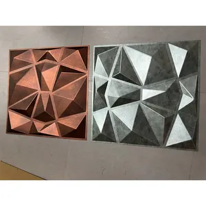 100% pvc material 3d wall panel non-flammable and installed Panel decorativo para pared 3D wall panels art wall