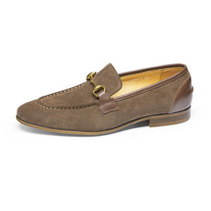 รองเท้าผู้ชายแบบลำลองสำหรับธุรกิจระดับไฮเอนด์หนังแท้ทำเอง - Product Image 2