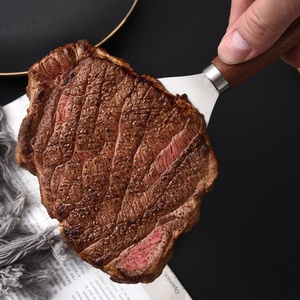 Spatola da Cucina Teppanyaki in Acciaio Inossidabile con Manico in Legno Sabri, Utensile Domestico Direttamente dalla Fabbrica - Product Image 3