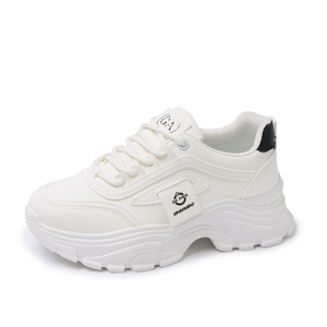รองเท้าผ้าใบแฟชั่นผู้หญิง รุ่นปี 2024 สวมใส่สบาย ทันสมัย พื้นหนา สไตล์ Dad Shoes รองเท้าผ้าใบฤดูหนาวสำหรับผู้หญิง - Product Image 5