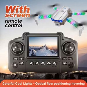 Drone RC professionnel pliable à double caméra SD pour débutants avec lumières LED, maintien d'altitude, contrôle par application, moteur à balais - Product Image 2