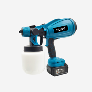 SUBY Small High-pressure Electric Spray Gun, Lithium Battery-powered Dedicated Furniture <strong>Paint</strong> with High <strong>Atomization</strong> - Product Image 1