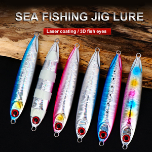 Muestra libre al por mayor luminosa de señuelo de pesca plomo láser modelo cuerpo Jig atraer lento jigging paso atraer - Product Image 3