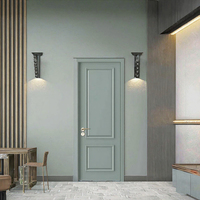 Porte intérieure moderne insonorisée blanche, à âme creuse, surface peinte, pour projets résidentiels