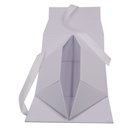 Boîtes cadeaux pliantes de luxe, nouveau style, haut de gamme, écologiques, pour noix, avec finition mate, design personnalisé, en carton blanc recyclable