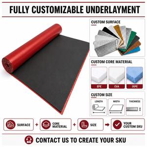 <span class=keywords><strong>Sous</strong></span>-<span class=keywords><strong>couche</strong></span> composite <span class=keywords><strong>intégrée</strong></span> EVA IXPE pour revêtements de sol stratifiés, <span class=keywords><strong>sous</strong></span>-<span class=keywords><strong>couche</strong></span> acoustique pour usage professionnel - Product Image 3