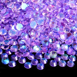 Série Oleeya Aurora – Vente en gros de strass en verre taillé de qualité supérieure (12 facettes), cristaux à dos plat pour DIY, gobelets et décorations dentaires - Product Image 5