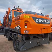 Excavadora Usada Doosan DX210W-7B Develon de 20 Toneladas, 90% Nueva, con Cabina Central para el Conductor, Buen Estado, Precio Bajo, Modelos Doosan Dx210-7 Dx300 Dx150w Dx225