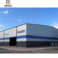 Nave Industrial Prefabricada Económica, Estructura de Acero, Taller, Almacén, Sala de Exposiciones, con una Vida Útil Larga y Estable