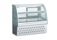Réfrigérateur à porte unique Linkrich 220V avec éclairage LED, contrôle numérique de la température, R134A, nouveau refroidisseur pour la présentation de gâteaux