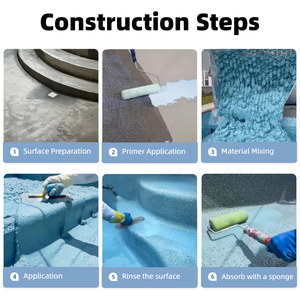 Matériaux de construction de <span class=keywords><strong>piscine</strong></span> de luxe, finition lisse de <span class=keywords><strong>piscine</strong></span> avec agrégats de verre, fournitures de plâtrage de <span class=keywords><strong>piscine</strong></span> de qualité professionnelle - Product Image 5