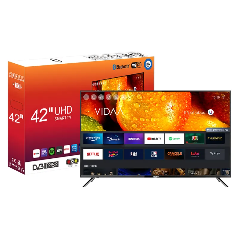 อัลตร้า HD 4พัน LED Tv 42นิ้วโทรทัศน์ Android สมาร์ททีวี42นิ้วทีวี