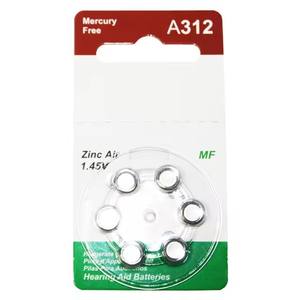 חם sell 1.45v v zi סוללה סוללה a13 a312 a312 אוויר אבץ סיוע סוללות 312 סיוע שמיעה סוללה - Product Image 6