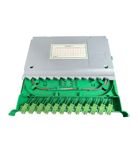Cassette de raccordement de fibres optiques 12/24 cœurs avec pigtail SC/LC pour armoire FTTH ODF (marque FASO) - Product Image 2