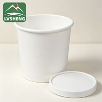 Gobelet en papier pour dessert glacé à emporter, impression personnalisée