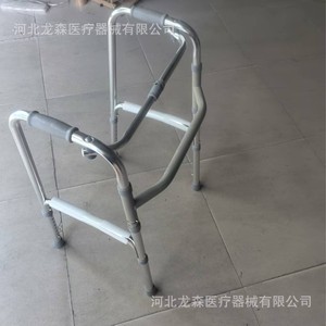 Déambulateur en alliage d'aluminium réglable, léger et stable à quatre pieds pour la rééducation à domicile - Product Image 2