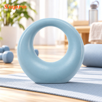 Kettlebell Supro en PE personnalisé, rempli de ciment, pour femmes, entraînement de force à domicile, Pilates