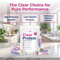 Aeglewell OEM ODM Clear Whey Isolaat Clear Proteïnepoeder Stick Pack, Suikerarm Clear Proteïne voor Fitness Gym, OEM Private Label